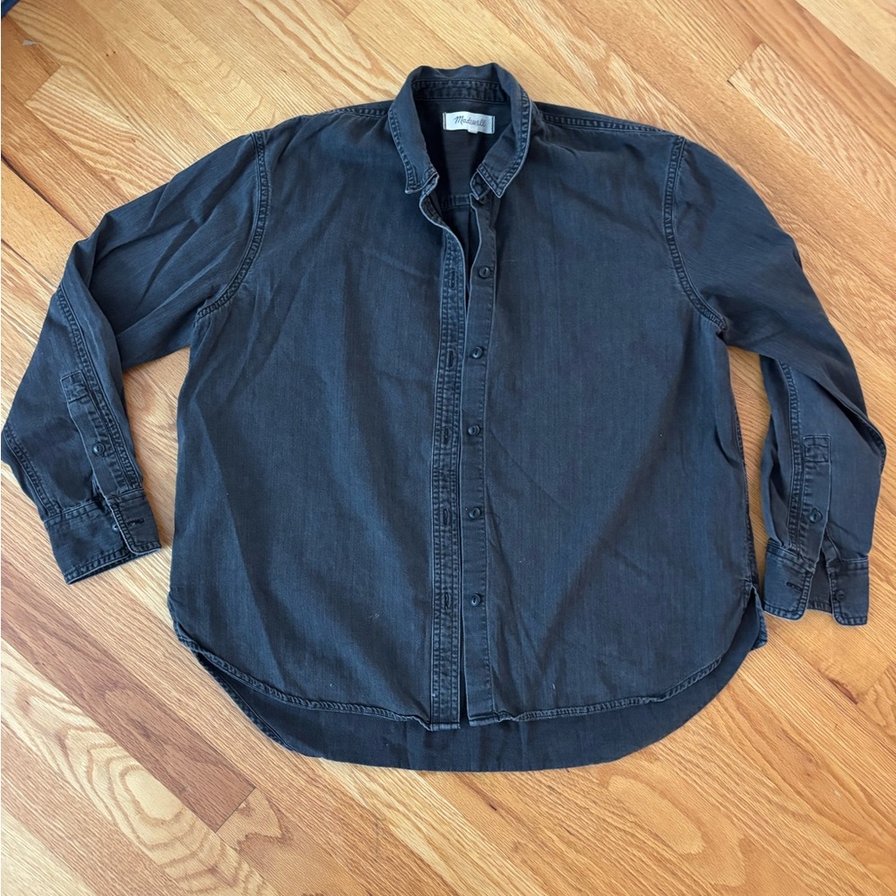 Madewell Charcoal Button Down Shirt